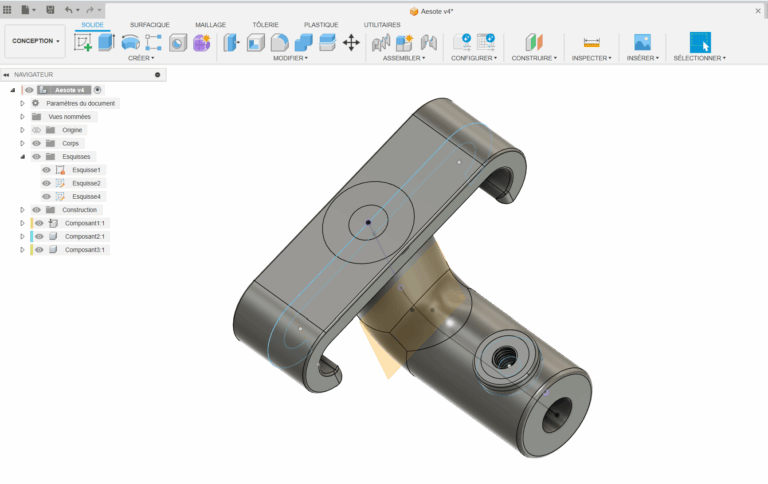 modélisation fusion 360